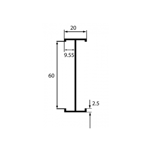 С640/36L 6м. Двутавр 60x60 (60 м/п в уп.)